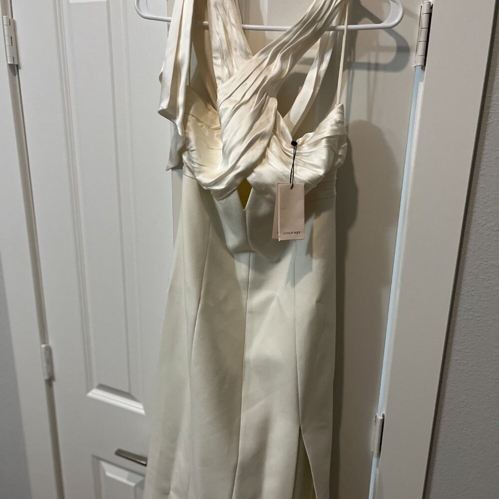 White Midi Cinq a Sept Dress - Picture 4 of 7